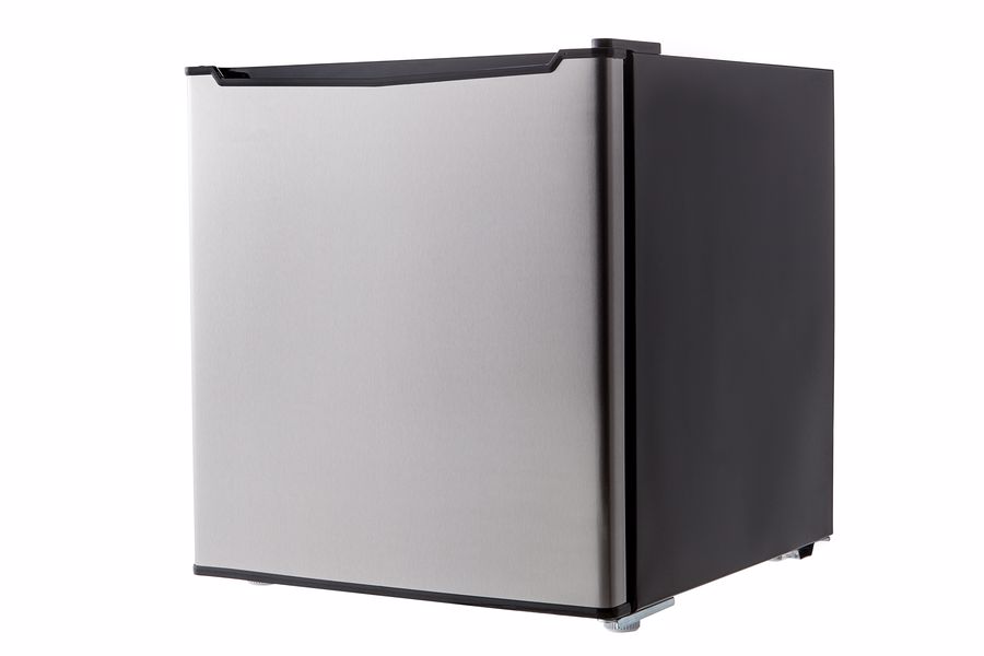 Closed stainless steel mini refrigerator