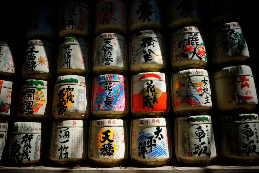 The sake in Japan