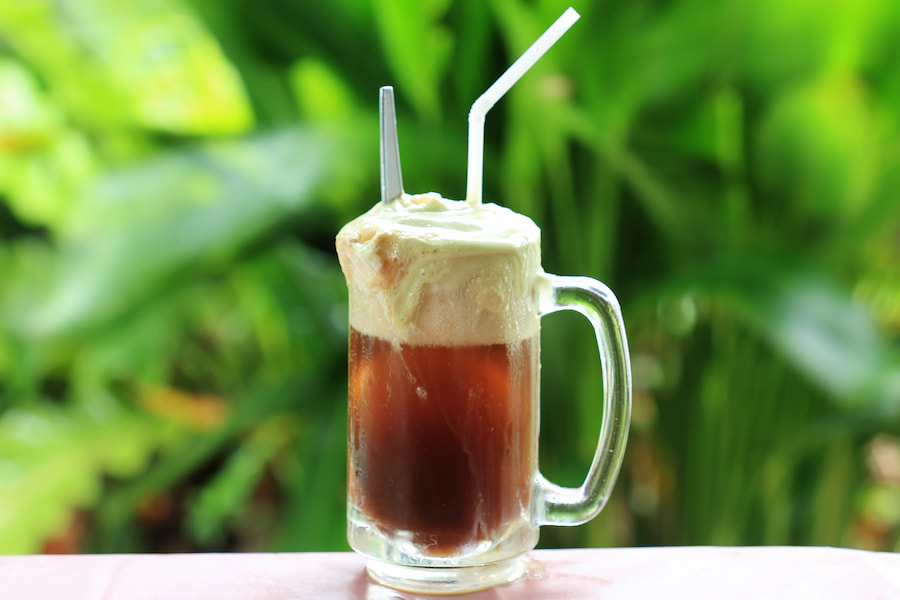An image of a root beer float