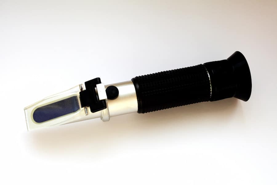 An image of a refractometer