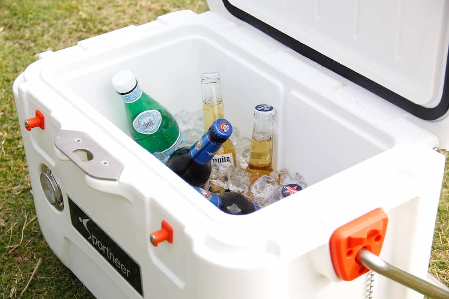 An image of beer in the cooler
