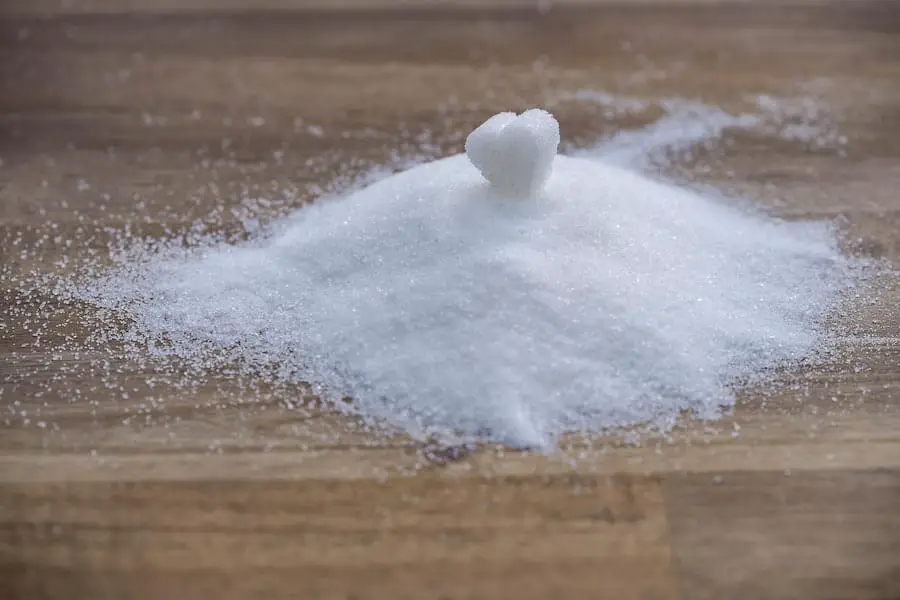An image of a heart shaped sugar