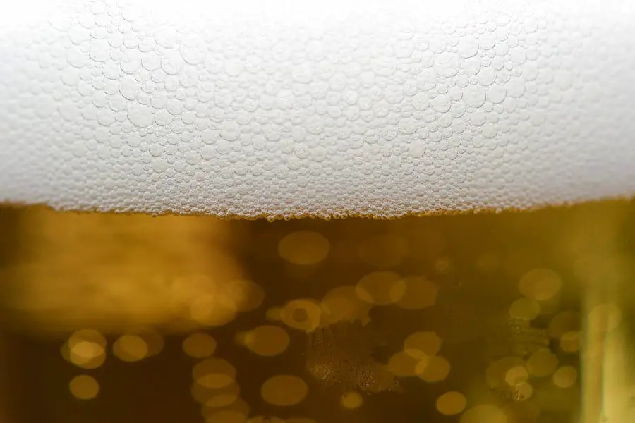 An image of a foamy beer