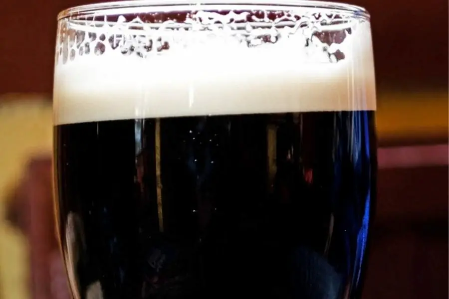 An image of dark beer