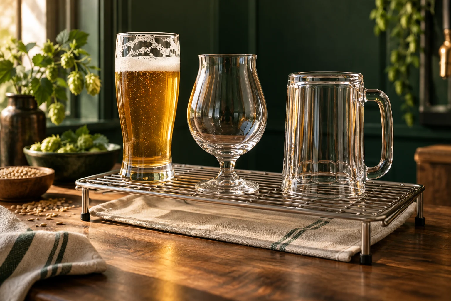 How to Keep Beer Glasses Beer-Clean at Home